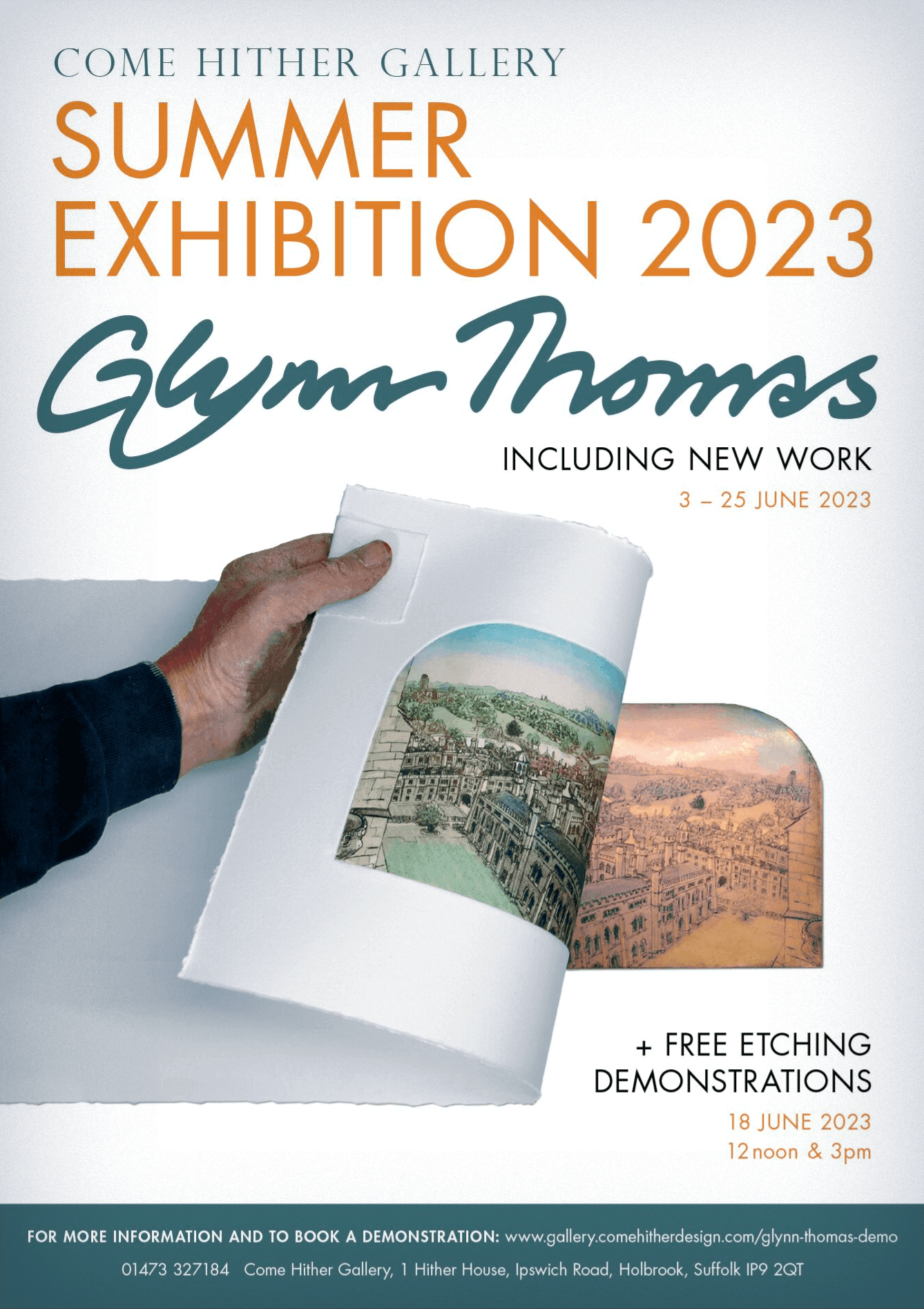 Summer exhibition 2023 poster