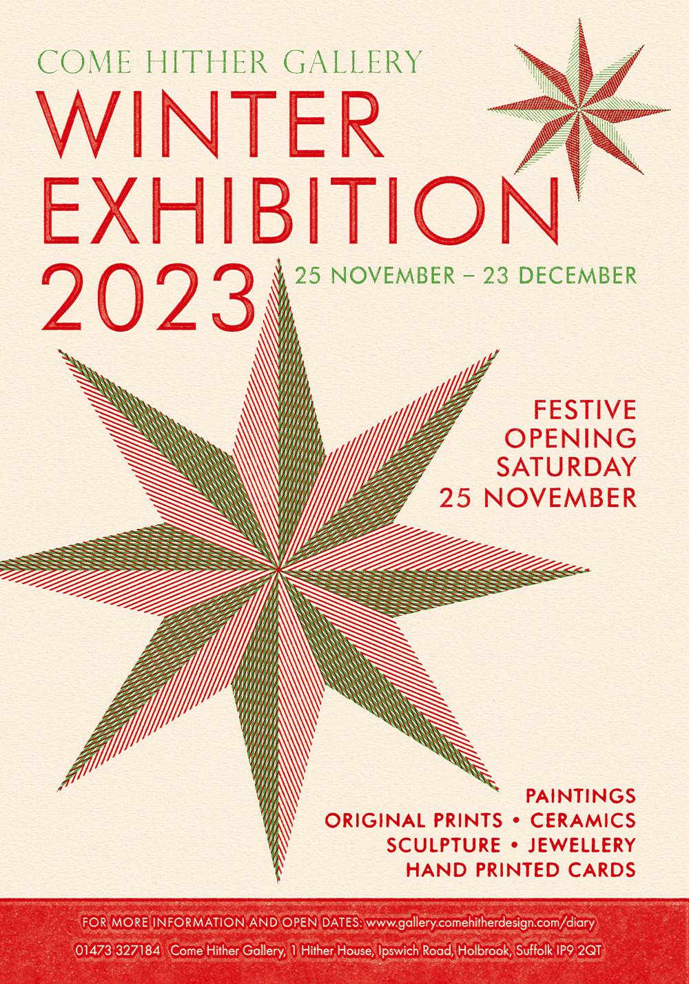 Autumn exhibition 2023 poster